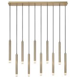 Rabalux visilica Ramira, 10x5W, 10xG9, 96cm, Zlatne boje | ePonuda.com
