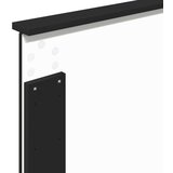 vidaXL Konstrukcija postelje Črna 90 x 190 cm Konstruiran les | Shoptok.si