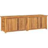  Vrtna kutija za pohranu s vrećom 175x50x55 cm masivna tikovina | shoptok.hr