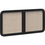  Uzglavlje s uzglavljem Crna 120 x 55 x 3 cm Ratan | shoptok.hr