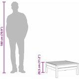  Vrtni tabure od masivne borovine | shoptok.hr