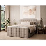 Maison de Rêve Bež boxspring postelja s prostorom za shranjevanje 160x200 cm Tasca – | Shoptok.si