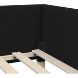  Kutni okvir kreveta Crna 80 x 200 cm tkanina | shoptok.hr