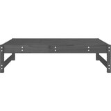  Vrtni tabure sivi 120 x 80 cm od masivne borovine | shoptok.hr