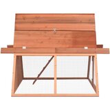 vidaXL Zajčnik 152x127x109,5 cm trden les jelke | Shoptok.si