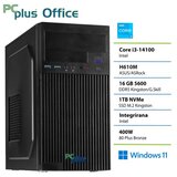 PCPLUS e-office i3 14100 16GB DDR5 1TB SSD Windows 11 Home namizni računalnik | Shoptok.si