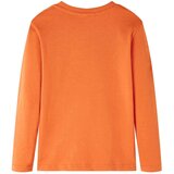  Dječja majica dugih rukava tamnonarančasta 92 | shoptok.hr