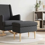  Stolica za noge Tamnosiva 55 x 35 x 41 cm Bouclé - Tamnosiva Cijene