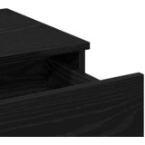  Toaletni stol Crni hrast 100 x 40 x 120 cm Konstruirano drvo | shoptok.hr