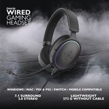 DELTACO GAMING Slušalice s Mikrofonom 7.1 Surround, Memorijska Pjena, RGB, USB, Crne | shoptok.hr