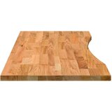 vidaXL Mizna plošča rjava 120x50x2,5 cm trdna hrastovina pravokotna | Shoptok.si