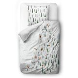 Butter Kings Bijela posteljina za krevet za jednu osobu od pamučnog satena 140x200 cm Ski Slope - | shoptok.hr