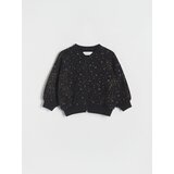 Reserved - Bombažni bomber pulover - Črna | Shoptok.si