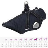 vidaXL Vodootporni reflektirajući kaput s pojasom za pse modri L | shoptok.hr