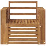  Set vanjskih sofa Prirodna 79 x 63 x 73 cm Čvrsto drvo akacije - Prirodna Široka ravnina | shoptok.hr