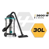 Humberg HM-409 – Industrijski sesalnik za suho in mokro sesanje, 30 L, 1600 W | Shoptok.si