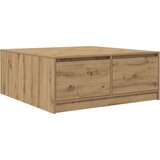 vidaXL stol za kavu s ladicama artisan hrast 100x100x40 cm | shoptok.hr