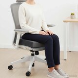 Jastuk za sjedalo 40 x 40 x 10 cm PU pjena Siva | shoptok.hr