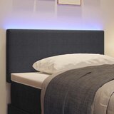  LED glava kreveta Tamno siva 100 cm Kordura tekstil | shoptok.hr
