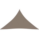 vidaXL Senčno jadro oksford blago trikotno 4x4x5,8 m taupe Cene