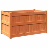  Vrtne sadilice 2 kom voštano smeđa boja od masivne borovine | shoptok.hr