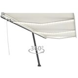  Tenda na ručno uvlačenje s LED svjetlima 600 x 300 cm krem Cijene