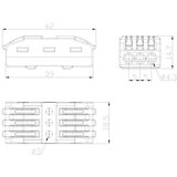 ELEMENTA d.o.o. Bezvij. spojnica-klemna, 3P/3P 0.2-4mm2 450V/32A Cene