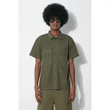 Stan Ray Pamučna košulja Cpo Short Sleeve za muškarce, boja: zelena, slim, s klasičnim ovratnikom, SS2401922