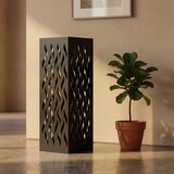 Mhome Posoda za dežnike 15,5x15,5h49cm / črna / več vzorcev / kovina, (5000199755) | Shoptok.si