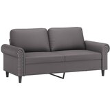  2-dijelni set sofa s jastucima sivi od umjetne kože | shoptok.hr