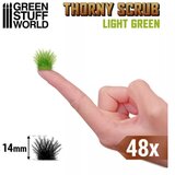 Green Stuff World thorny spiky scrub - light green Cene