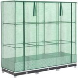vidaXL Povišena gredica s pokrovom za staklenik 120 x 40 x 123 cm | shoptok.hr