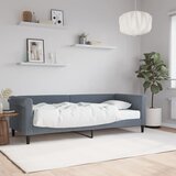  Dnevni krevet s madracem tamnosivi 80 x 200 cm baršunasti | shoptok.hr