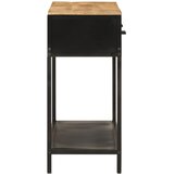  Konzolni stol 100 x 35 x 76 cm od masivnog drva manga i željeza | shoptok.hr