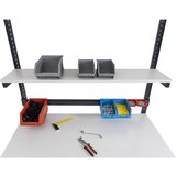 eurokraft basic Nivojska polica, za sistem delovnih miz WT, za mizo širine 1200 mm | Shoptok.si