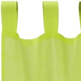 Voile zavjese s gornjim dijelom od 2 komada, jabučno zelene boje | Shoptok.si