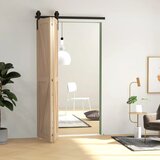  Set okova za klizna vrata 122 cm Set okova za dvokrilna klizna vrata s vješalicama u obliku slova J stezaljke za cijevi | shoptok.hr