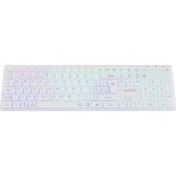 Canyon keyboard HKB-W11 UK/US RGB Dual Mode Wireless White | Eponuda.ba