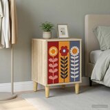  Noćni ormar ESSEN Hrast sonoma 36 x 33 x 50 cm - Uzorak suncokreta 1 Cijene
