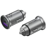 Vention Two-Port USB A+A(30+30) Car Charger Gray Mini Style Aluminium Alloy Type | shoptok.hr