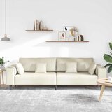 SOFA Krema 250 x 77 x 76 cm Baršun | shoptok.hr
