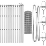 vidaXL Euro Ograda s 13 Stupova 0.6x25 m Galvanizirani čelik Cijene