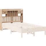 vidaXL Vzglavje s predelki 135 cm trdna borovina | Shoptok.si