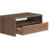  Stolić za kavu od masivnog bagremovog drva 90 x 50 x 40 cm sivi | Eponuda.com