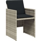 vidaXL 17-dijelni vrtni blagovaonski set s jastucima svijetlosivi | shoptok.hr