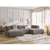 Bobochic Paris Siva/smeđa kutna garnitura od bouclé tkanine (u obliku slova "U") Zephyr – | shoptok.hr