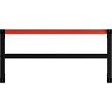 vidaXL Okvir za radni stol metalni 120 x 57 x 79 cm crno-crveni | shoptok.hr
