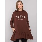 FANCY Tunic-FA-TU-7369.41X-Dark Brown | Shoptok.si