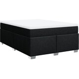  Krevet s oprugama i madracem crni 140 x 190 cm od tkanine | shoptok.hr