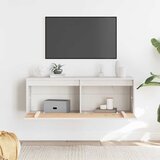  Zidni ormarić bijeli 100 x 30 x 35 cm od masivne borovine | shoptok.hr